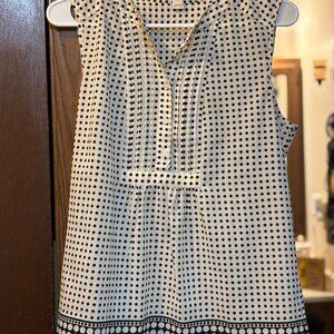 J Crew Small Blouse Polk a Dot